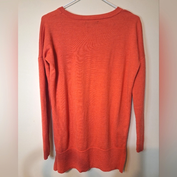 Cynthia rowley small 100% merino wool longsleeve coral tunic SOFT sweater - Picture 7 of 7